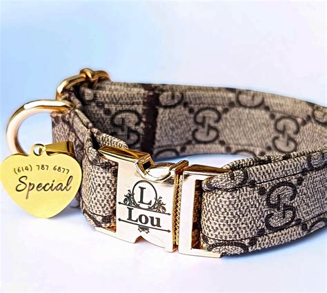 replica designer dog collar gucci|Designer Dog & Cat Collars .